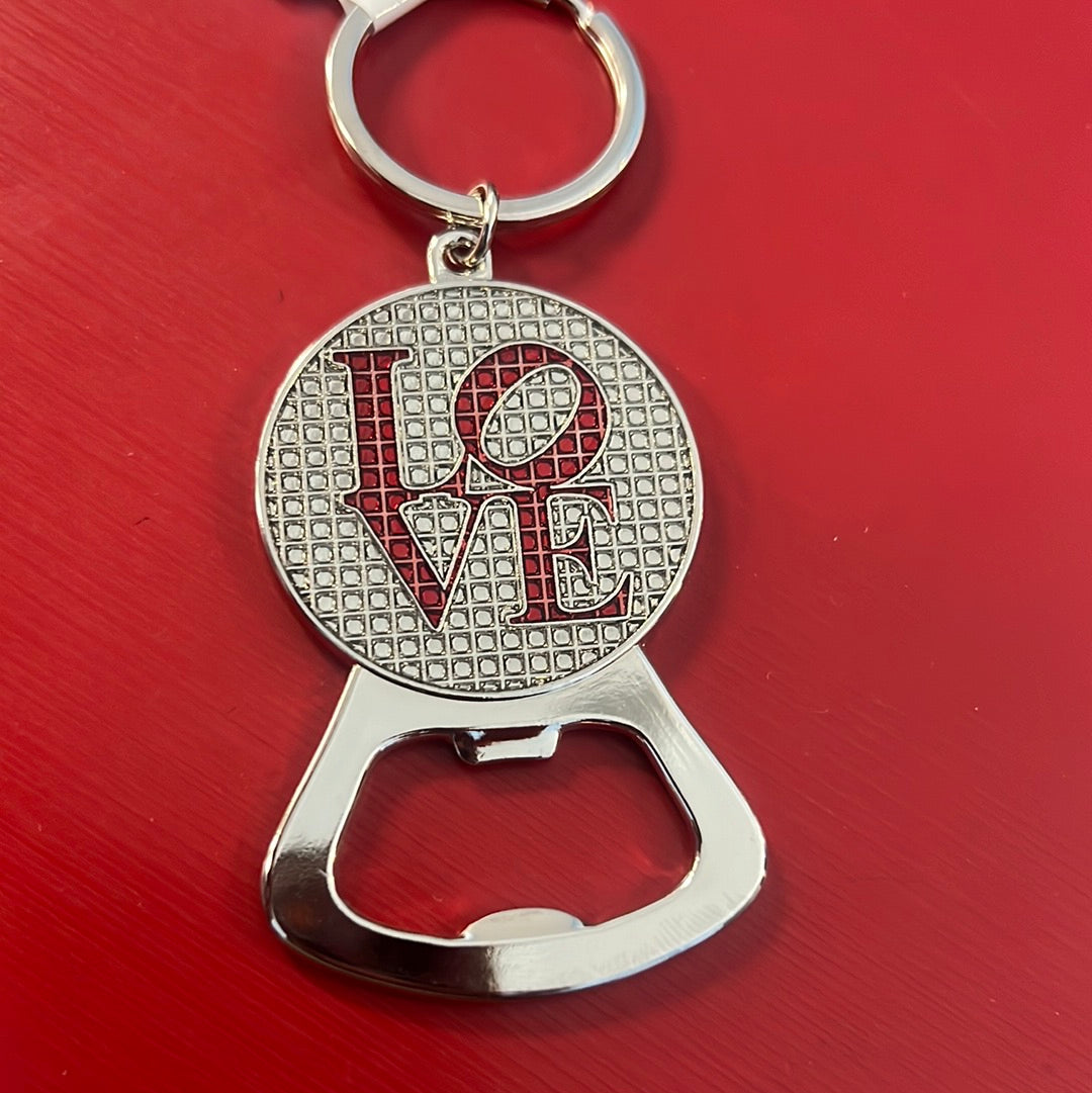 Love Philadelphia bottle opener keychain