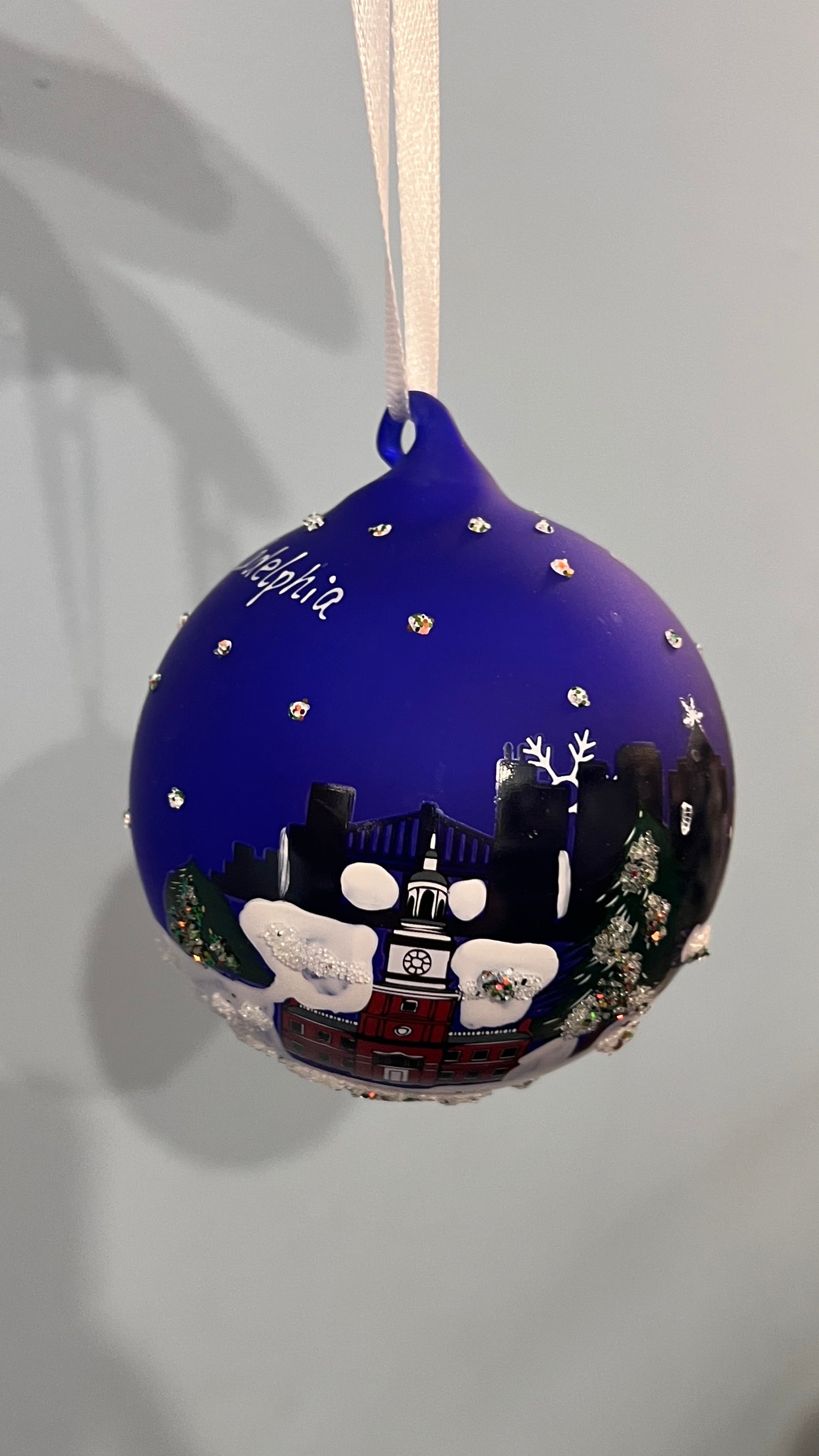 Philadelphia Christmas Ornament